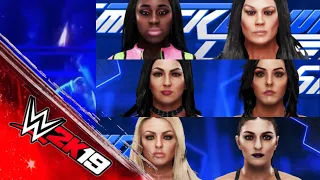 WWE 2K19 | TEAM B.A.D VS THE IICONICS VS ABSOLUTION (TRIPLE THREAT TAG HELL IN A CELL)