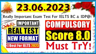 IELTS LISTENING PRACTICE TEST 2023 WITH ANSWERS | 23.06.2023