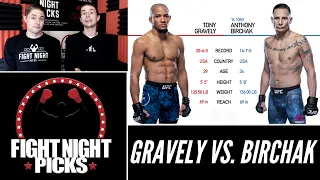 UFC Fight Night: Tony Gravely vs. Anthony Birchak Prediction