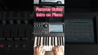 Piano Tutorial: Famous Guitar Riff on Piano