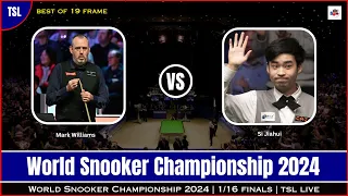 Mark Williams vs Si Jiahui | World Snooker Championship 2024 | Live Watch Along