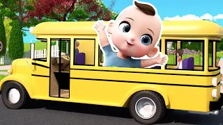 Las ruedas del bebé autobús 🚌  CocoBerry Canciones infantiles