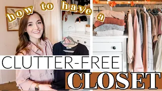 HOW TO HAVE A CLUTTER-FREE CLOSET & actually LOVE what you wear! Minimalist Mom Clothing