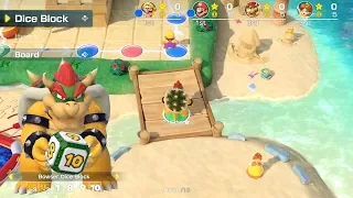 Super Mario Party #13 Megafruit Paradise Bowser vs Mario vs Wario vs Daisy