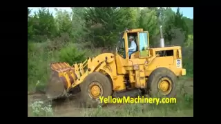 Caterpillar 966C Wheel Loader by YellowMachinery Moving Dirt Field Tested 3306T