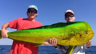 My BIGGEST Mahi EVER... 50 LBS Catch Clean Cook (Dorado)