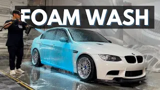 BMW E90 M3 Foam Wash - Exterior Auto Detailing