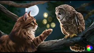 Cute Cat Luna's adventure to magical forest - whimsical short story #cat #cute #catmemes #fyp #aicat