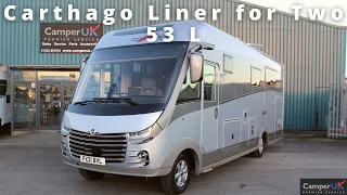 Carthago Liner for Two 53 L Motorhome For Sale at Camper UK