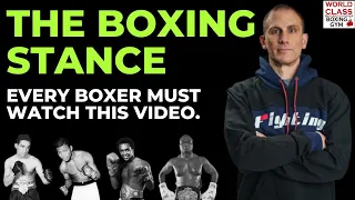 Every Boxer MUST Watch This Video - The Proper Boxing Stance