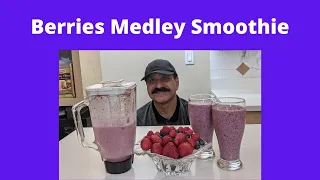 Berries Medley Smoothie (Strawberry, Raspberry, Blueberry, Blackberry)