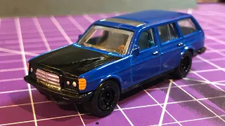 Customizing a Matchbox Mercedes W123 Wagon - TTHM Customs