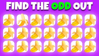 Find The Odd One Out:Easy Medium Hard | Emoji Quiz Challenge