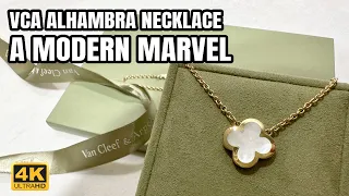 Exquisite Elegance: Van Cleef & Arpels Alhambra Necklace – A Modern Marvel!