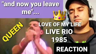 Queen - Love of my Life - 1st time listen EMOTIONAL - Viewer Request - (Live in RIO 1985).