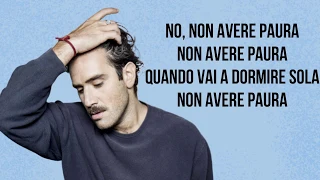 Tommaso Paradiso  - Non avere paura (Testo/Lyrics)