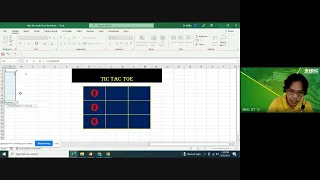 Tic Tac toe MS Excel 2021