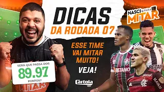 CARTOLA FC 2024 - DICAS RODADA 7 - TIME PARA MITAR RODADA 7.
