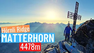 Climbing the Matterhorn (4'478m) via the Hörnli Ridge, Switzerland