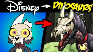 What if DISNEY Characters Were DINOSAURS?! (Stories & Speedpaint)