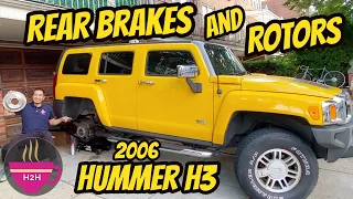 How to: Hummer H3 Rear Brakes and Rotors Replace