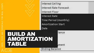 (OLD) How to Build a Dynamic Amortization Table in Excel (OLD)