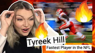 New Zealand Girl Reacts to TYREEK HILL - FASTEST PLAYER IN THE 🅽🅵🅻 !!!