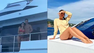 Cristiano Ronaldo avec sa fiancée • Croisière en amoureux à bord d’un yacht privé ❤️❤️❤️