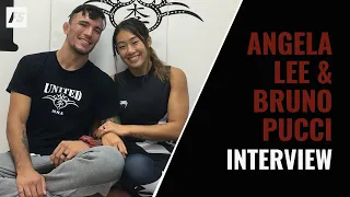 Angela Lee and Bruno Pucci discuss married life, their first kiss and watching each other fight