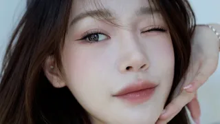 We Will Get A Boyfriend With This Makeup🧚🏻‍♀️ Really Pure-Looking.. Summer Mute Makeup,
