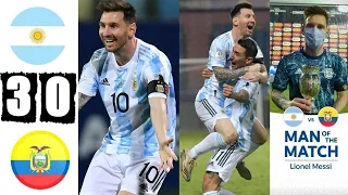 Argentina vs Ecuador 3-0 All Gоals & Extеndеd Hіghlіghts 2021 HD