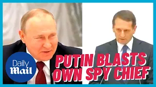 Russia: Putin destroys OWN spy chief in terrifying Security Council exchange | English subtitles