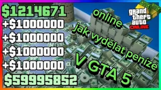 JAK VYDĚLAT PENÍZE 💰 (GTA5) TYPY