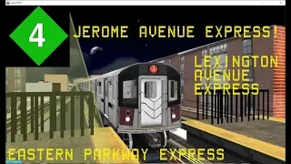 OpenBVE Special: R142A 4 Train To Woodlawn Via Jerome Avenue Express!