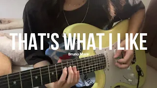 thats what i like by bruno mars / electric guitar