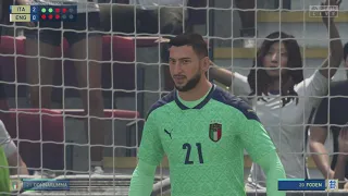 FIFA 21 ITALY VS England Euro 2020 Penalty shootout recreted