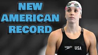 Regan Smith Just Broke Her Own AMERICAN RECORD in the 100 Back