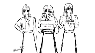 wenomechainsama but its the main MXTX couples a.k.a BingQiu, WangXian, and HuaLian