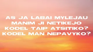 Donatas Montvydas - Jausmai [Lyrics Video]