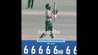 6 Boll 7 six RUTURAJ GAIKWAD#short#cricket  #youtubeshorts