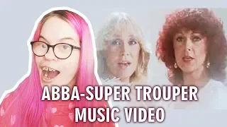 ABBA - SUPER TROUPER (MUSIC VIDEO REACTION) | Sisley Reacts