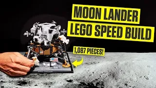 Apollo 11 Moon Lander Lego Speed Build | Popular Mechanics