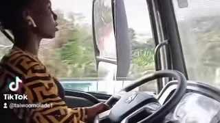 17 years old Nigeria first female Truck Driver Driver wanted UK & Global companies