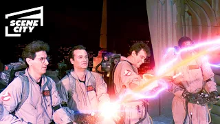 Ghostbusters: Fighting Gozer Ending Scene (Bill Murray, Dan Aykroyd, Ernie Hudson, Harold Ramis)