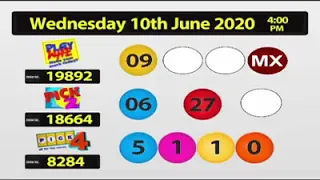 NLCB Online Draw Wednesday 10th June 2020