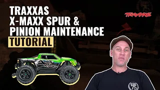 Traxxas X-MAXX Spur & Pinion Maintenance Tutorial | #askhearns