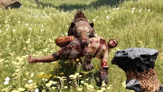 All Animals Attacks To Enemy - Far Cry Primal [4K 60FPS]