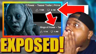 Amazon In TROUBLE! Deletes 2 Million Dislikes On Rings of Power Trailer | Ring Of Power Backlash