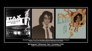 *(1973) RCA ''Mr Songman'' (Rehearsal, Take 1 Complete) Elvis Presley