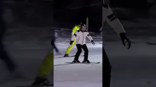 Президент Садыр Жапаров на лыжах 🇰🇬⛷💨